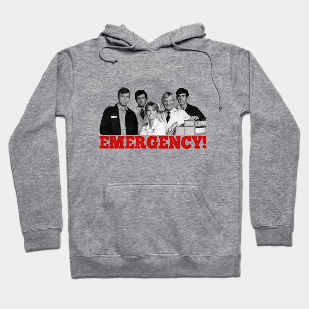 Emergency! - Group - 70s Tv Show Hoodie by wildzerouk